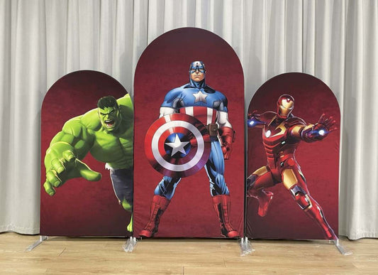 Avengers theme Backdrop | Super Hero Theme | Birthday Decoration | Diy Backdrops