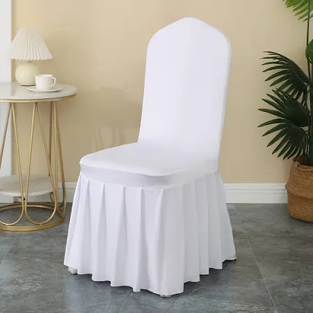 Quick setup Chair covers | Easy chair covers | White Chair covers Hire