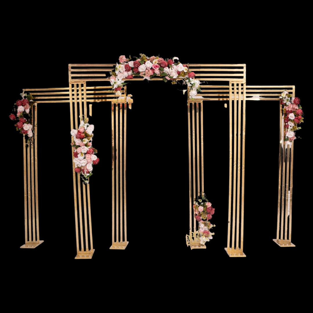 Gold Arch | Wedding Arch Hire