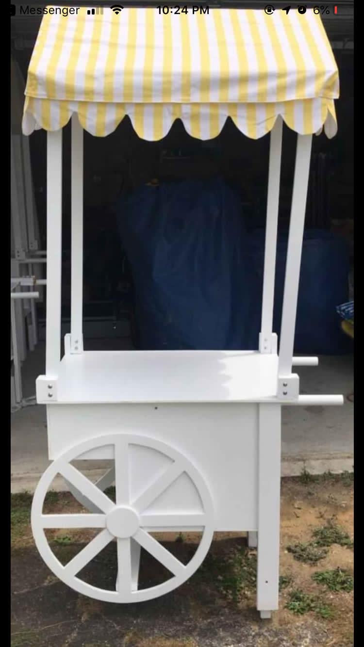 White Luxe Cart