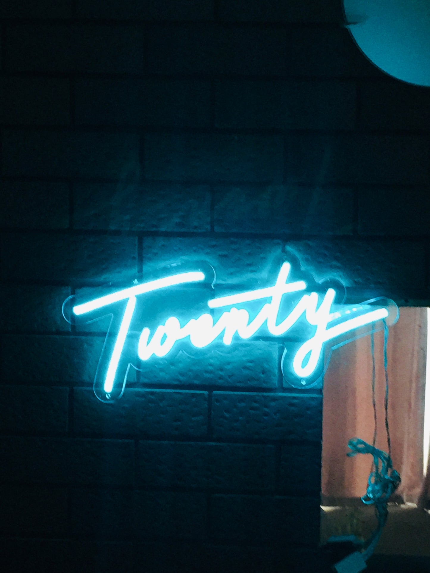 Twenty Neon Sign