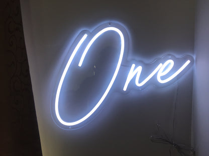 ONE Neon Sign
