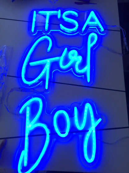 IT'S A Girl or Boy  Neon Sign