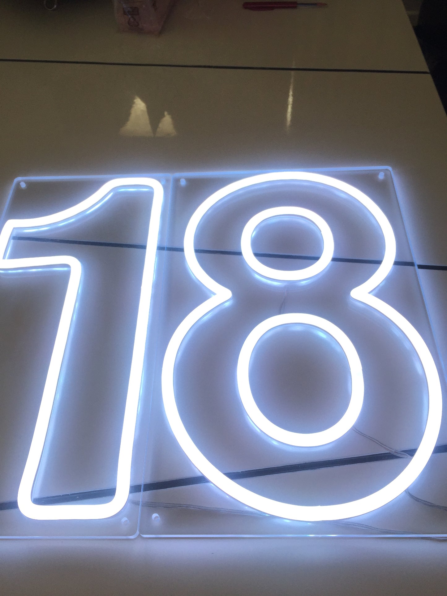 18 Neon Sign