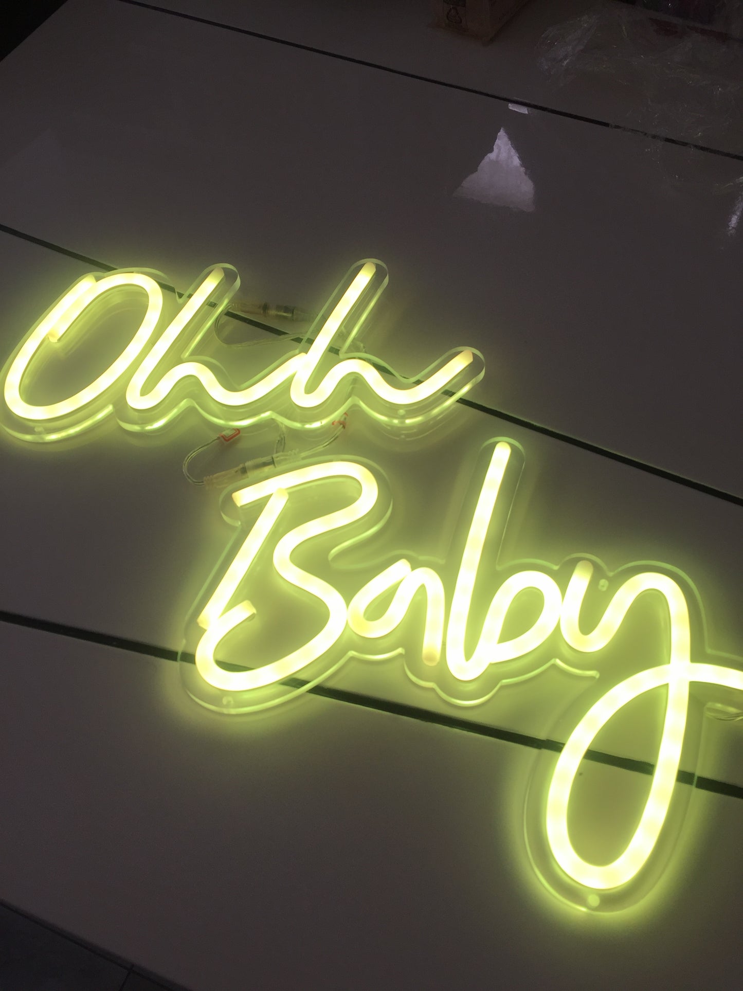 Ohh Baby Neon sign