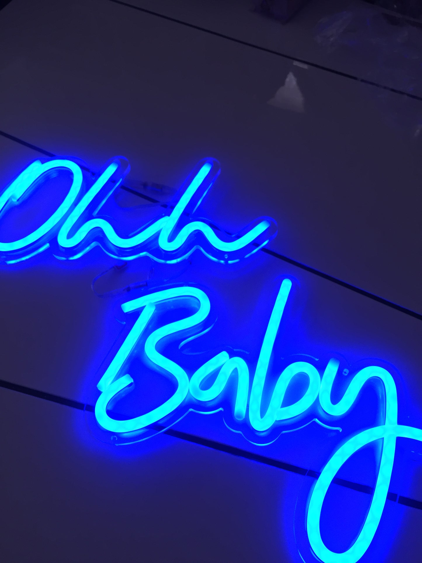 Ohh Baby Neon sign