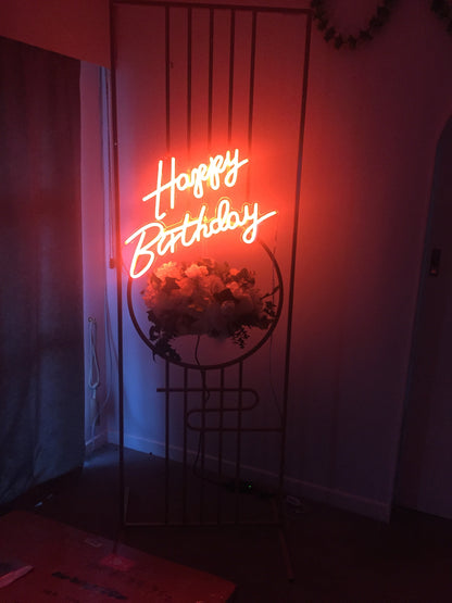 Happy Birthday Neon sign