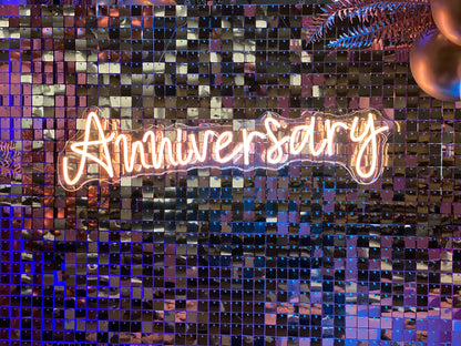 Anniversary Neon Sign