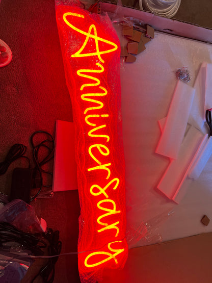 Anniversary Neon Sign